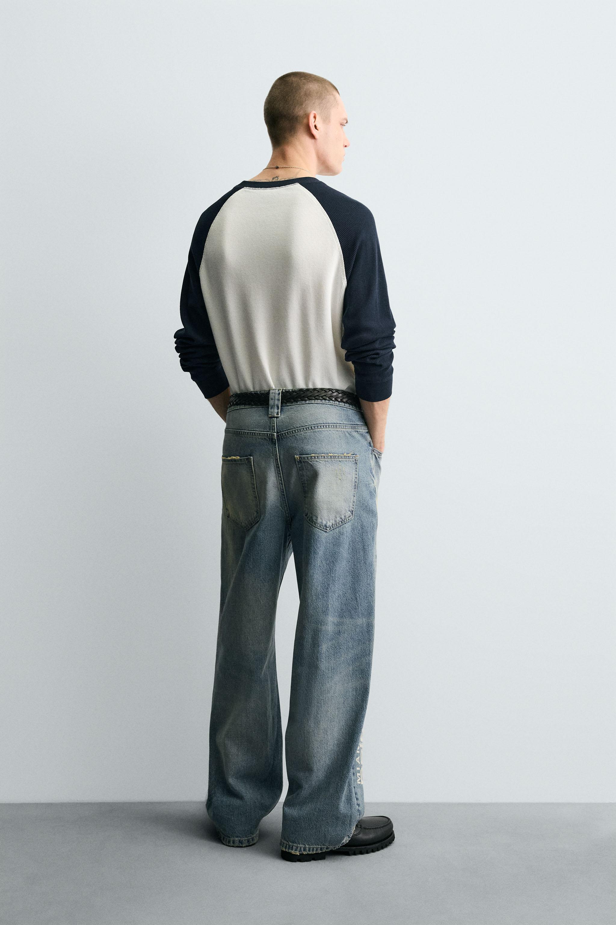 JEAN RELAXED FIT BRODÉ NFL MIAMI DOLPHINS